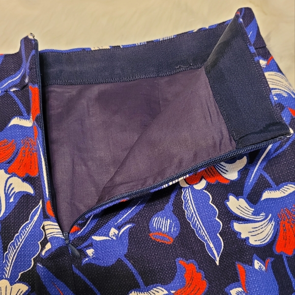 J.crew Floral Basket Weave Skirt - Picture 4 of 7